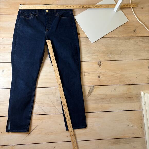 Jen7 by Seven for all Mankind EUC Women's Dark Wash Ankle Skinny Jeans Size 10 - Picture 6 of 8